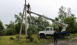 Электроснабжение Барнаула после урагана  восстановлено 